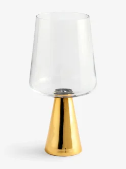 Glas|Tafelgerei*Next Set van 2 Aubrie wijnglazen Goud