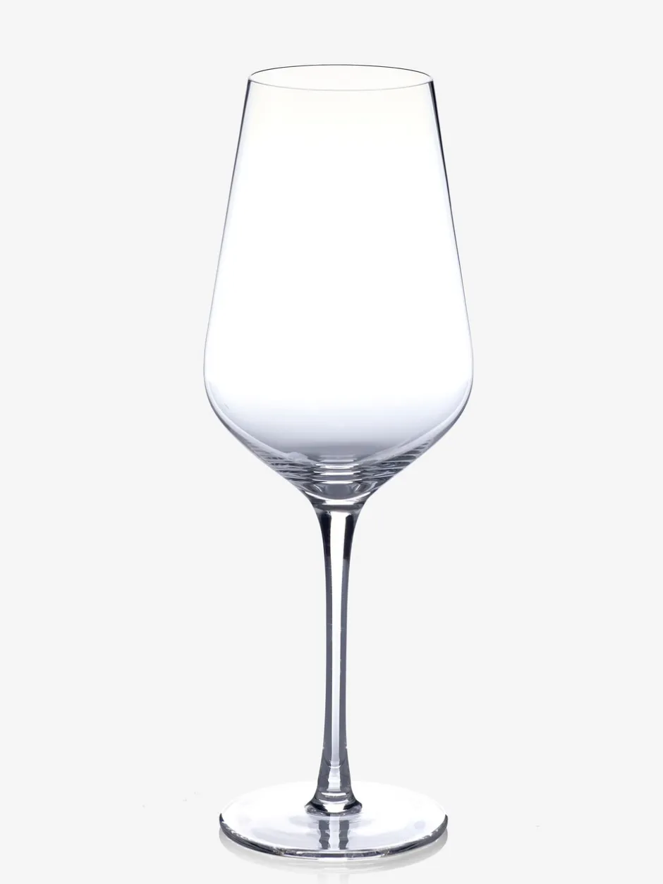 Glas*Next Set van 4 Belgravia kristallen taps toelopende wijnglazen
