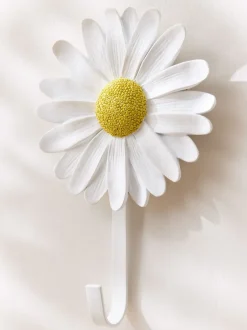 Thuiskantoor*Next Set van 2 bloemhaakjes met madeliefjes