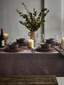 Tafellinnen En Placemats *Next Set van 2 Bronx geëtste houten placemats Natuurlijk