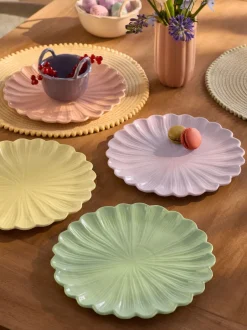 Tafelgerei|Eetservies En Pastaschalen|Next Set van 4 dinerborden met bloemen