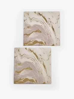 Tafellinnen En Placemats |Tafelgerei|Next Set van 2 Galaxy Glass placemats Natuurlijk