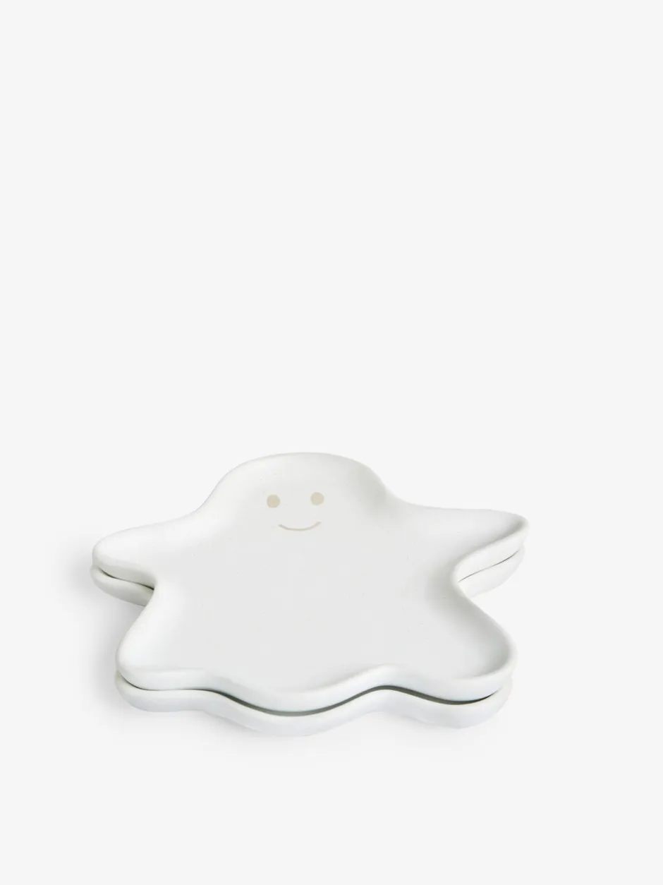 Eetservies En Pastaschalen|Next Set van 2 Halloween Ghost zijBorden