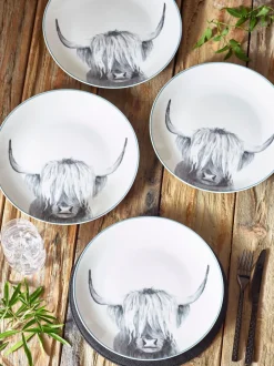 Eetservies En Pastaschalen|Next Set van 4 hamish dinerborden