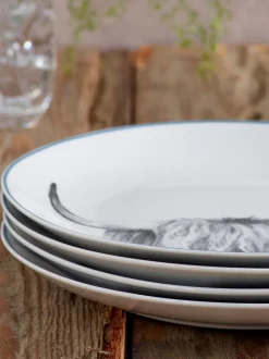 Eetservies En Pastaschalen|Next Set van 4 hamish dinerborden