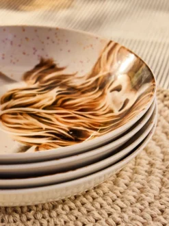 Eetservies En Pastaschalen|Tafelgerei*Next Set van 4 Hamish the Highland Cow pastaschalen