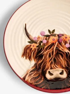 Tafelgerei|Eetservies En Pastaschalen*Next Set van 2 Hamish The Highland Cow borden