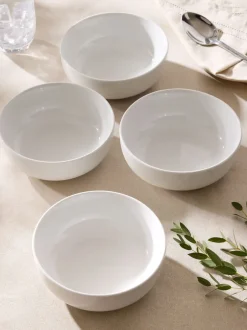 Tafelgerei|Eetservies En Pastaschalen*Next Set van 4 moderna schalen