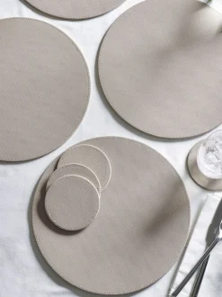 Tafelgerei|Tafellinnen En Placemats |Next Set van 4 omkeerbare placemats en onderzetters van imitatieleer