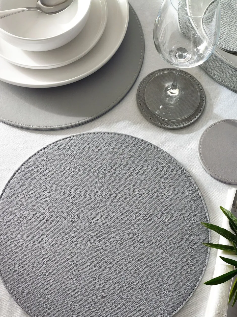 Tafellinnen En Placemats |Tafelgerei|Next Set van 4 omkeerbare placemats en onderzetters van imitatieleer
