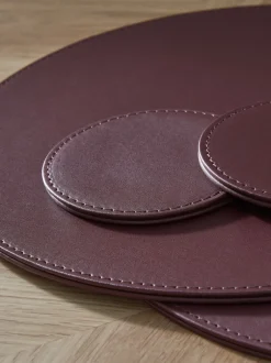 Tafellinnen En Placemats *Next Set van 4 omkeerbare placemats en onderzetters van imitatieleer