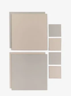 Tafellinnen En Placemats *Next Set van 4 omkeerbare placemats en onderzetters van imitatieleer Natuurlijk