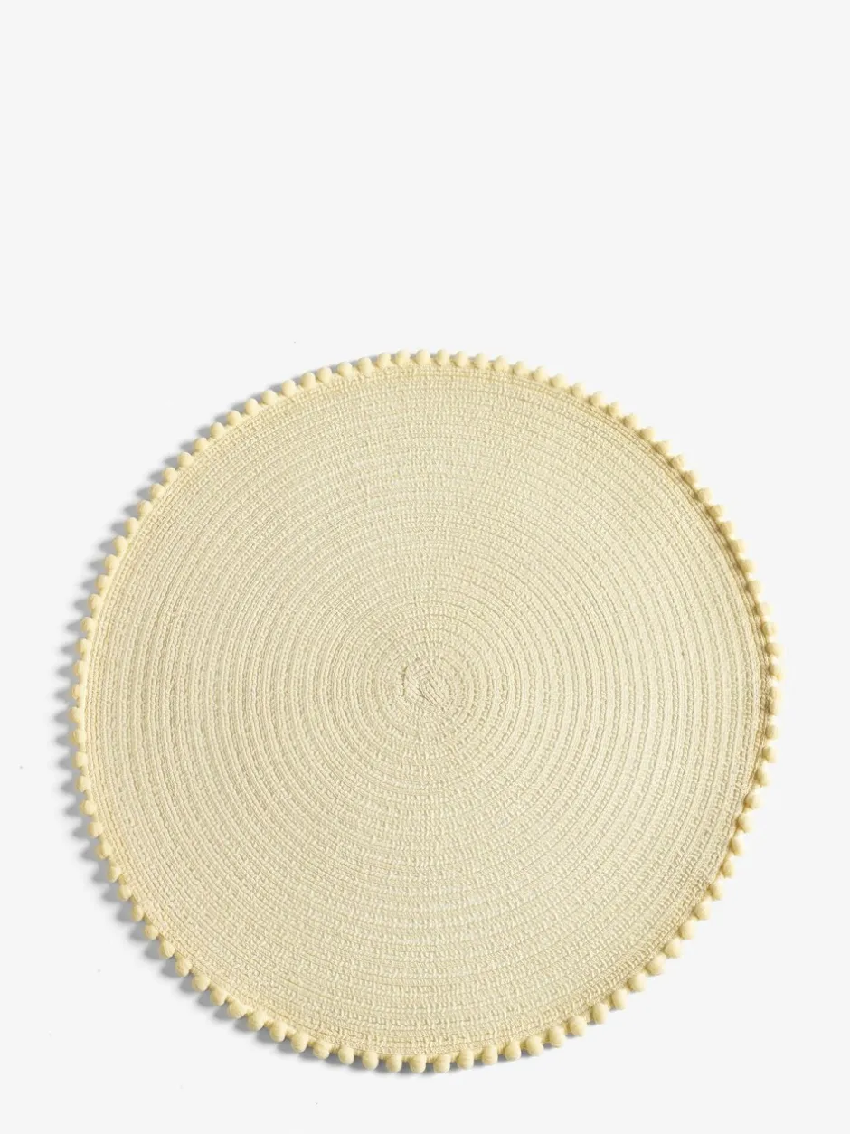 Tafellinnen En Placemats |Tafelgerei|Next Set van 4 placemats met pompon Pastel