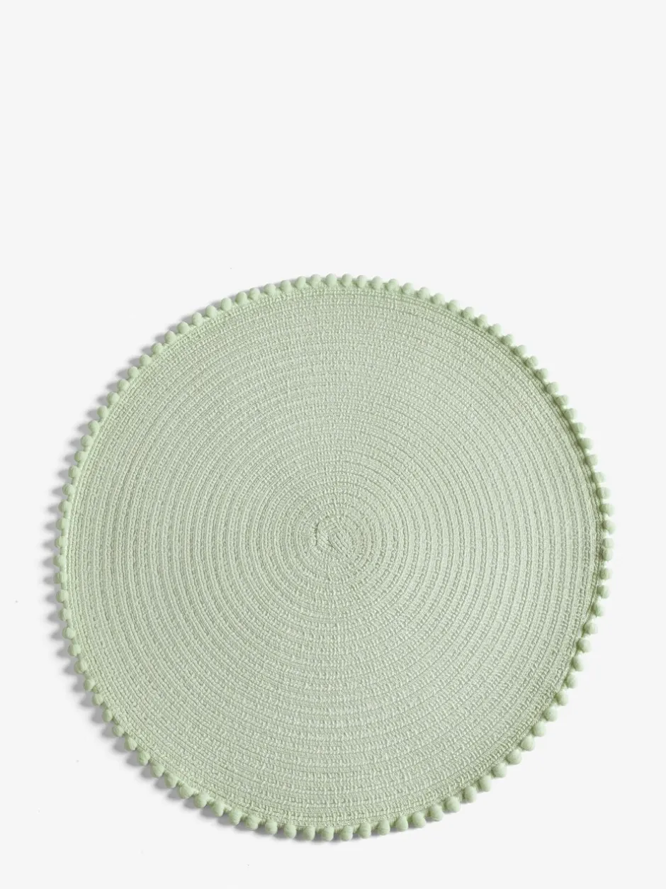 Tafellinnen En Placemats |Tafelgerei|Next Set van 4 placemats met pompon Pastel