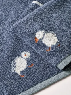 Handdoeken En Badmatten|Next Set van 2 Puffin 100% katoenen gezichtsdoekjes