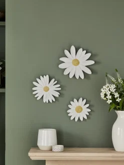 Canvassen En Kunst Voor Aan De Wand*Next Set van 3 wandkunst met bloemetjes