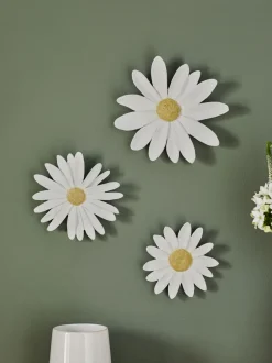 Canvassen En Kunst Voor Aan De Wand*Next Set van 3 wandkunst met bloemetjes