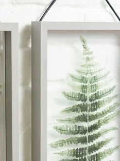 Canvassen En Kunst Voor Aan De Wand|Next Set van 2 zwevende planten in grijze hanglijsten voor aan de wand