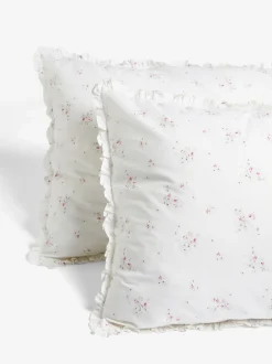 Beddenlakens En Kussenslopen|Shabby Chic by Rachel Ashwell® Rosabelle petite ruches 200-draads kussensloopset van 2 Roze
