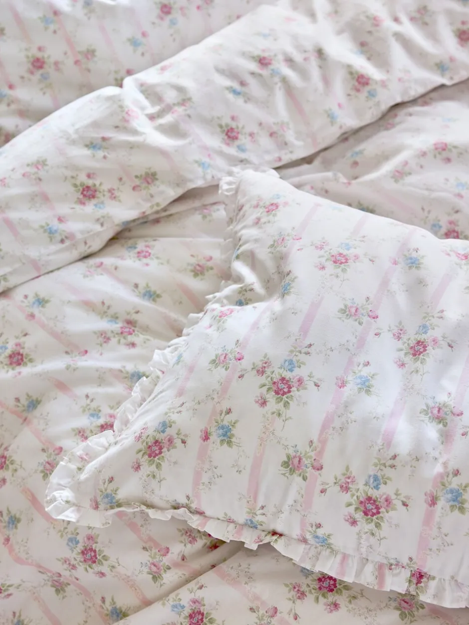 Beddengoedsets En Dekbedovertrekken|Shabby Chic by Rachel Ashwell® petite ruche dekbedovertrek en kussensloopset