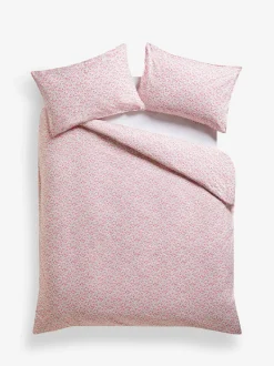 Kinderbeddengoed|Beddengoedsets En Dekbedovertrekken|Shabby Chic by Rachel Ashwell® set van 200 -draads dekbedovertrek en kussensloopset met platte bies Vintage roze bloemetjes