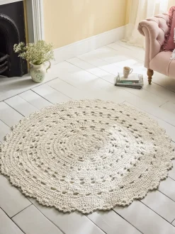 Vloerkleden En Lopers|Vloerkleden En Lopers|Shabby Chic by Rachel Ashwell® Rond Gehaakt Tapijt