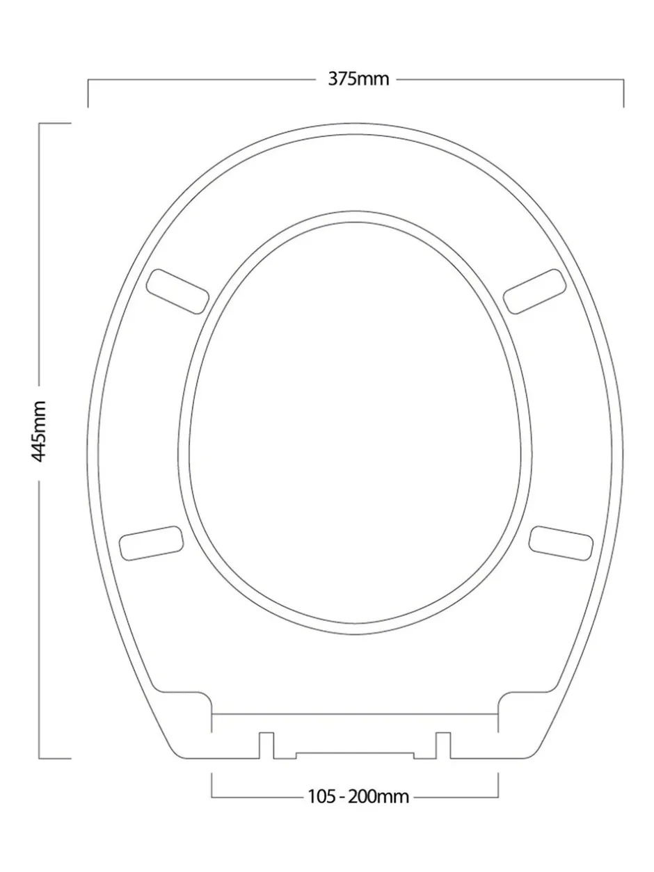 Badkameraccessoires|Showerdrape - Norfolk Soft Close houten toiletbril
