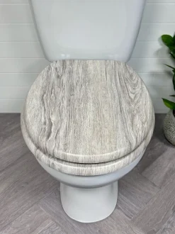 Badkameraccessoires|Showerdrape - Norfolk Soft Close houten toiletbril