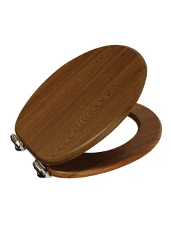 Badkameraccessoires|Showerdrape - Norfolk Soft Close houten toiletbril