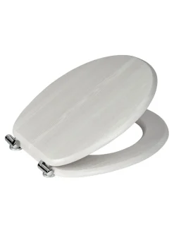 Badkameraccessoires*Showerdrape - Norfolk Soft Close houten toiletbril