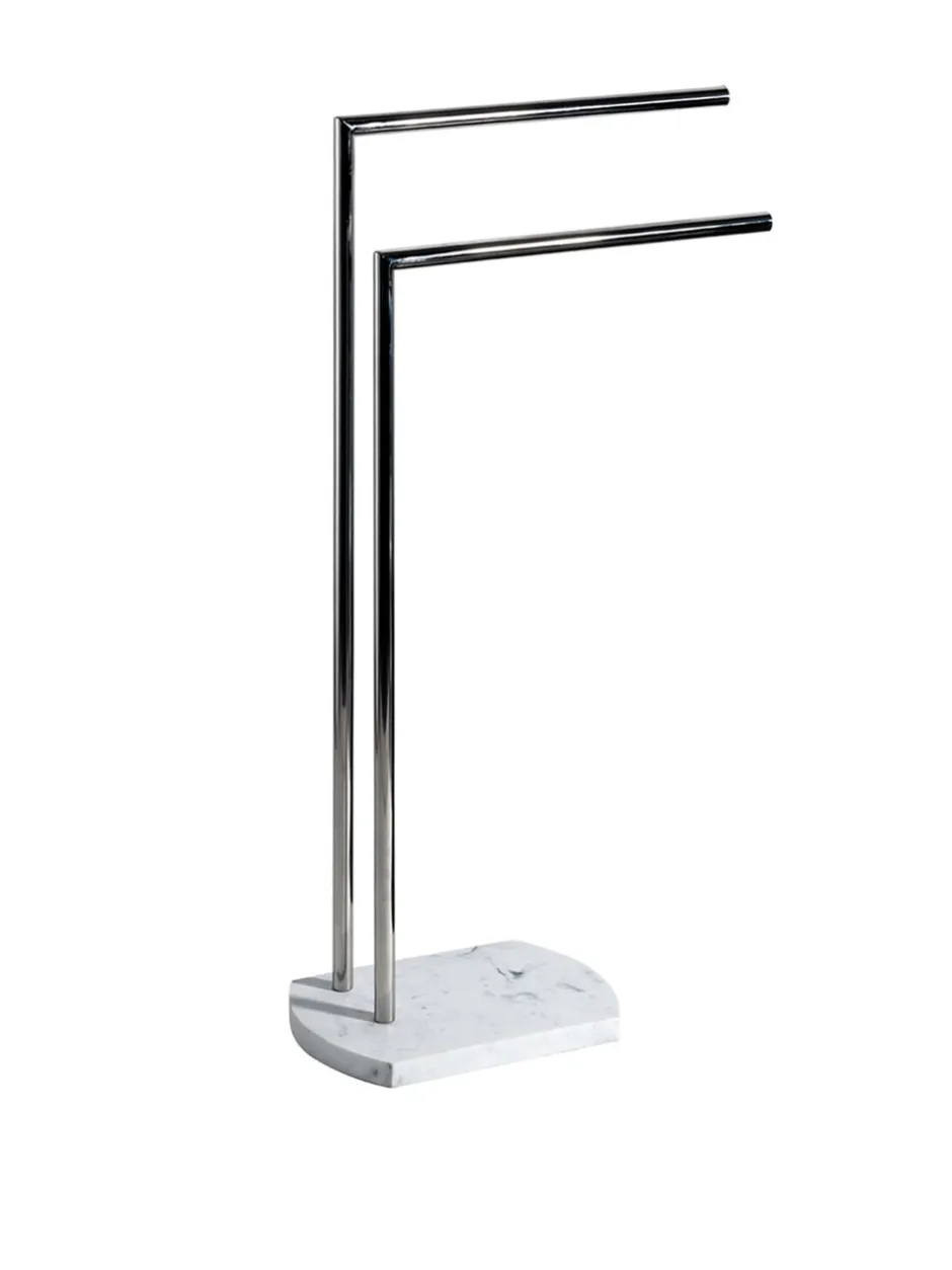 Badkameraccessoires|Showerdrape - Octavia - Vrijstaand handdoekenrek Wit