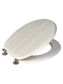 Badkameraccessoires|Showerdrape - Oxford houten toiletbril