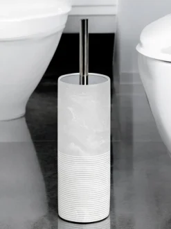 Badkameraccessoires*Showerdrape 5 Piece Bianco Striped Bathroom Accessories Set