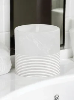 Badkameraccessoires*Showerdrape 5 Piece Bianco Striped Bathroom Accessories Set