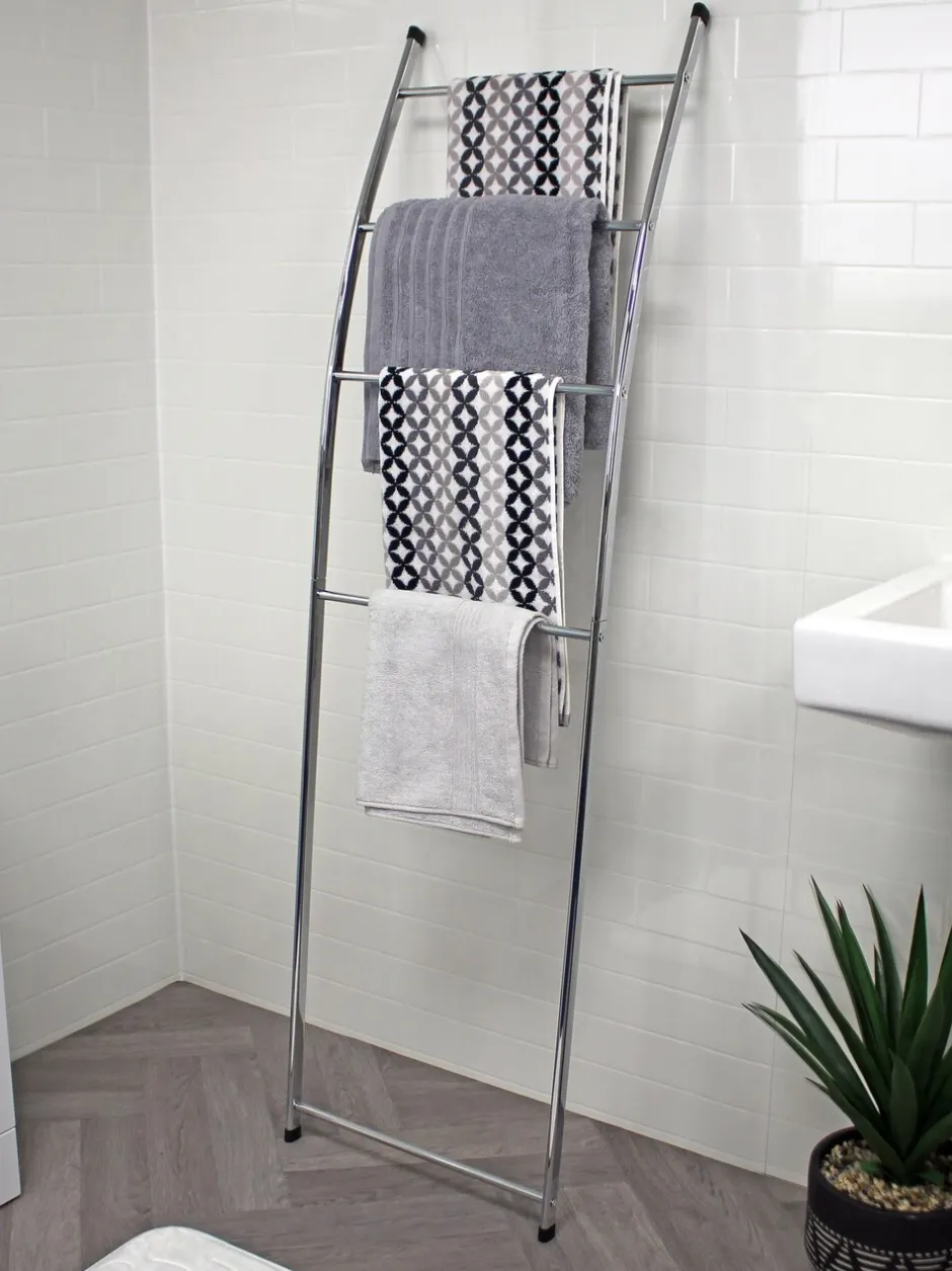 Badkameraccessoires*Showerdrape Apex Towel Ladder Stand Chroom