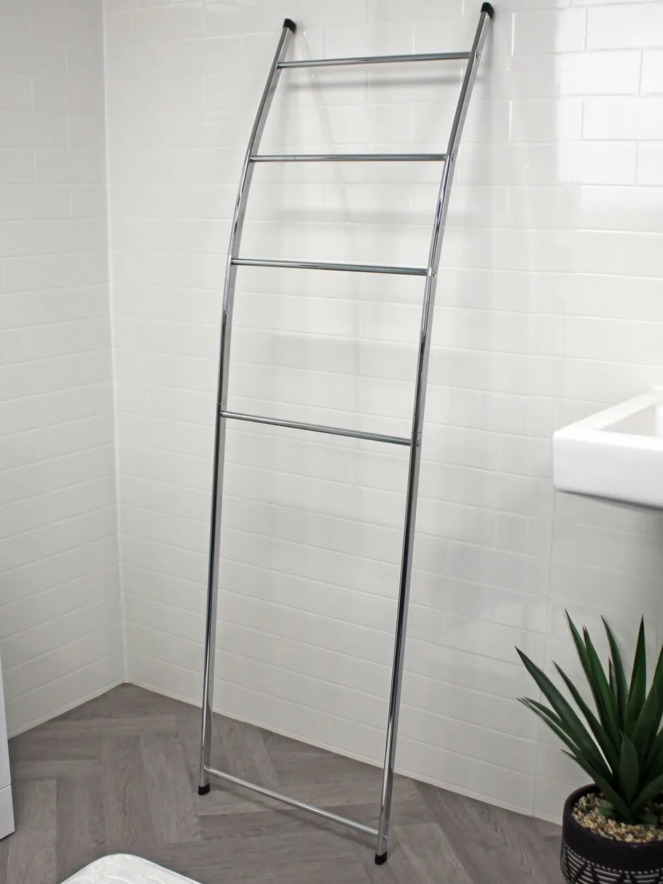 Badkameraccessoires*Showerdrape Apex Towel Ladder Stand Chroom