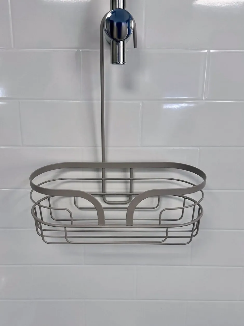 Badkameraccessoires|Showerdrape Dante Floor Caddy and Mini Shower Caddy Set Beige
