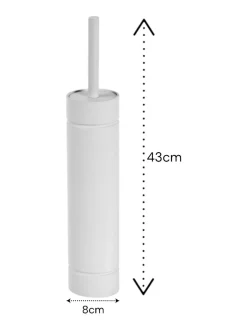 Badkameraccessoires*Showerdrape Draco Slimline Toilet Brush & Holder