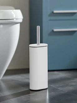 Badkameraccessoires|Showerdrape Fortuna 5L Soft Close Bathroom Pedal Bin and Toile Set Wit
