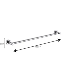 Badkameraccessoires*Showerdrape Modernity Wall Mounted Towel Zilver