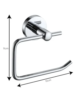 Badkameraccessoires|Showerdrape Modernity Wall Mounted Toilet Roll Holder Zilver