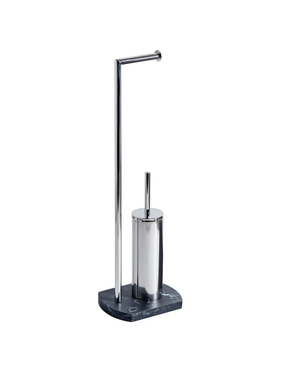 Badkameraccessoires*Showerdrape Octavia toiletborstel en -houder Grijs