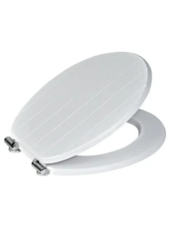 Badkameraccessoires*Showerdrape Suffolk Soft Close Wooden Toilet Seat
