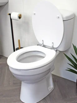 Badkameraccessoires*Showerdrape Suffolk Soft Close Wooden Toilet Seat
