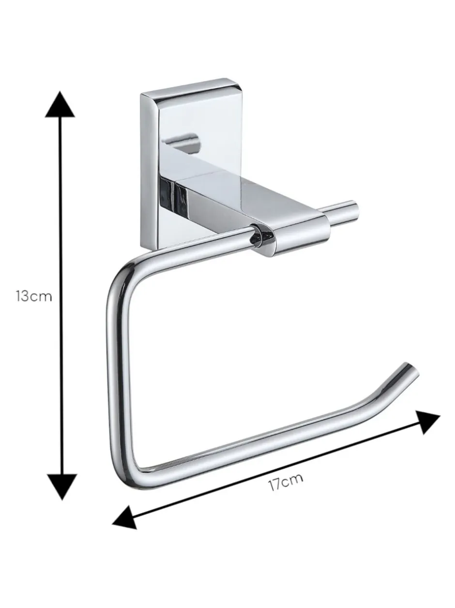Badkameraccessoires|Showerdrape Unity Wall Mounted Toilet Roll Holder Zilver