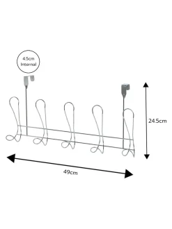 Badkameraccessoires|Showerdrape Vertu Toilet Roll & Spare Holder & Over Dook Hook Set Chroom