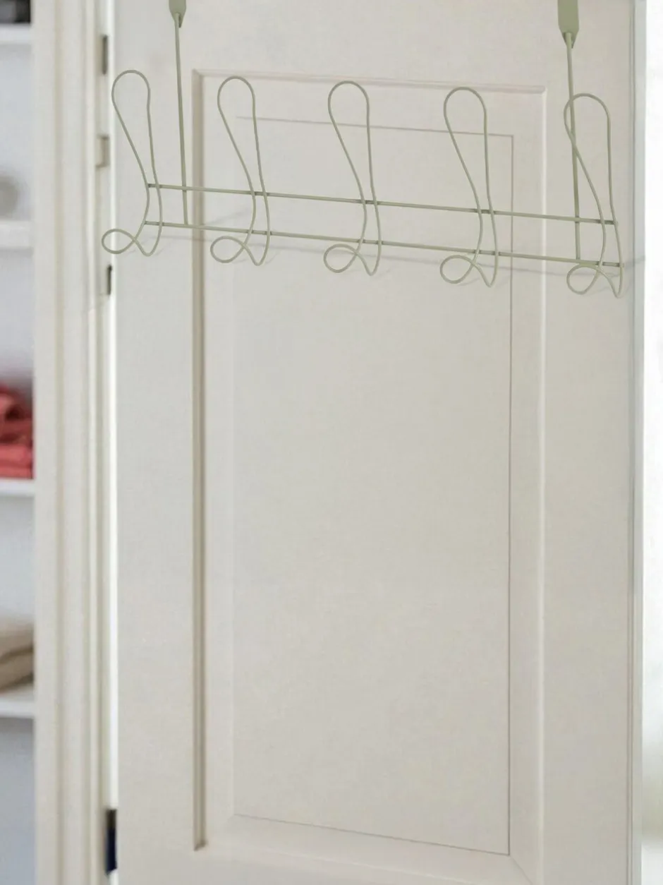 Badkameraccessoires|Showerdrape Vertu Toilet Roll & Spare Holder & Over Dook Hook Set Grijs-groen