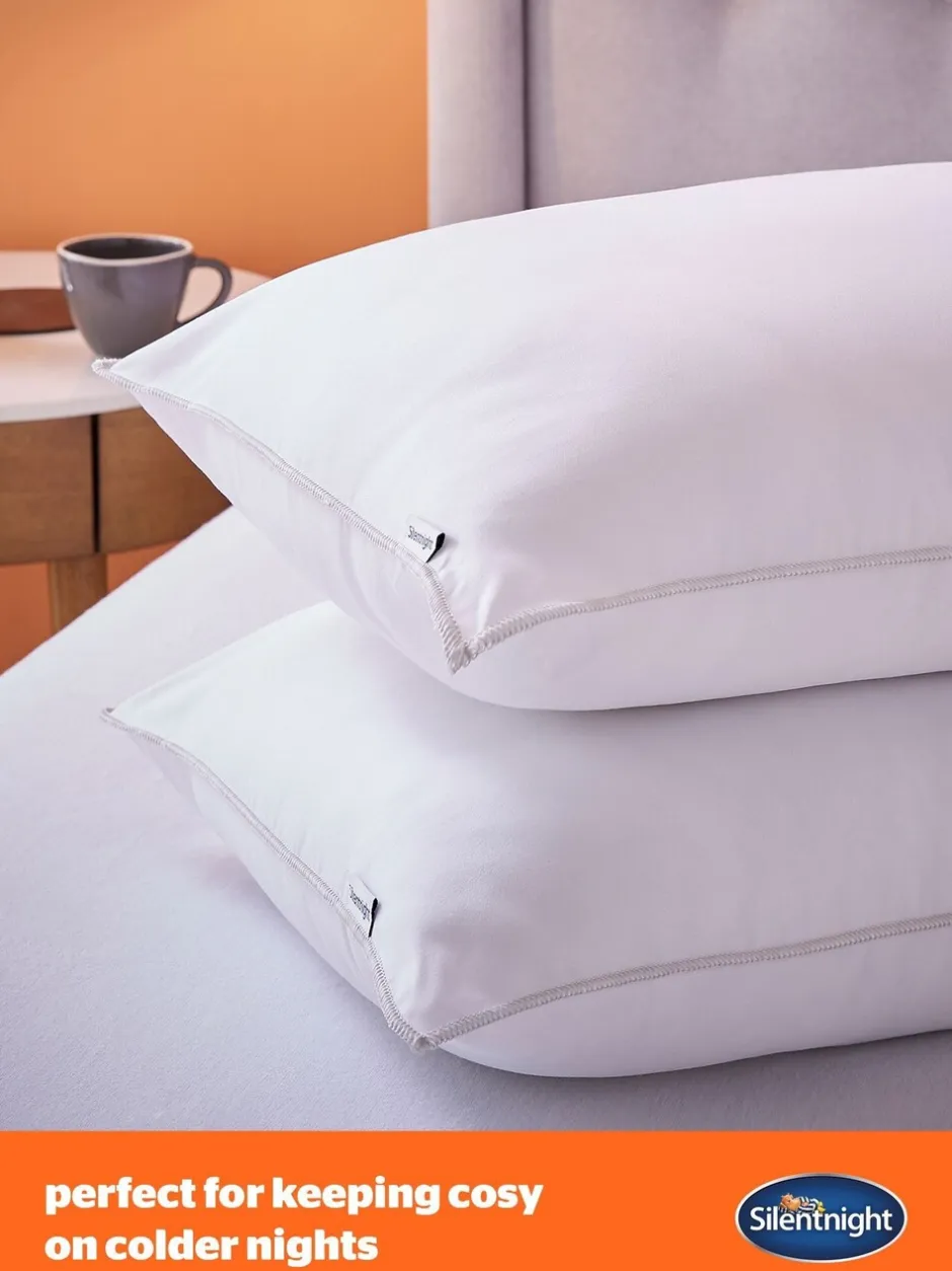 Dekbedden En Kussens|Silentnight 2 Pack Medium Warme En Behaaglijke Kussens