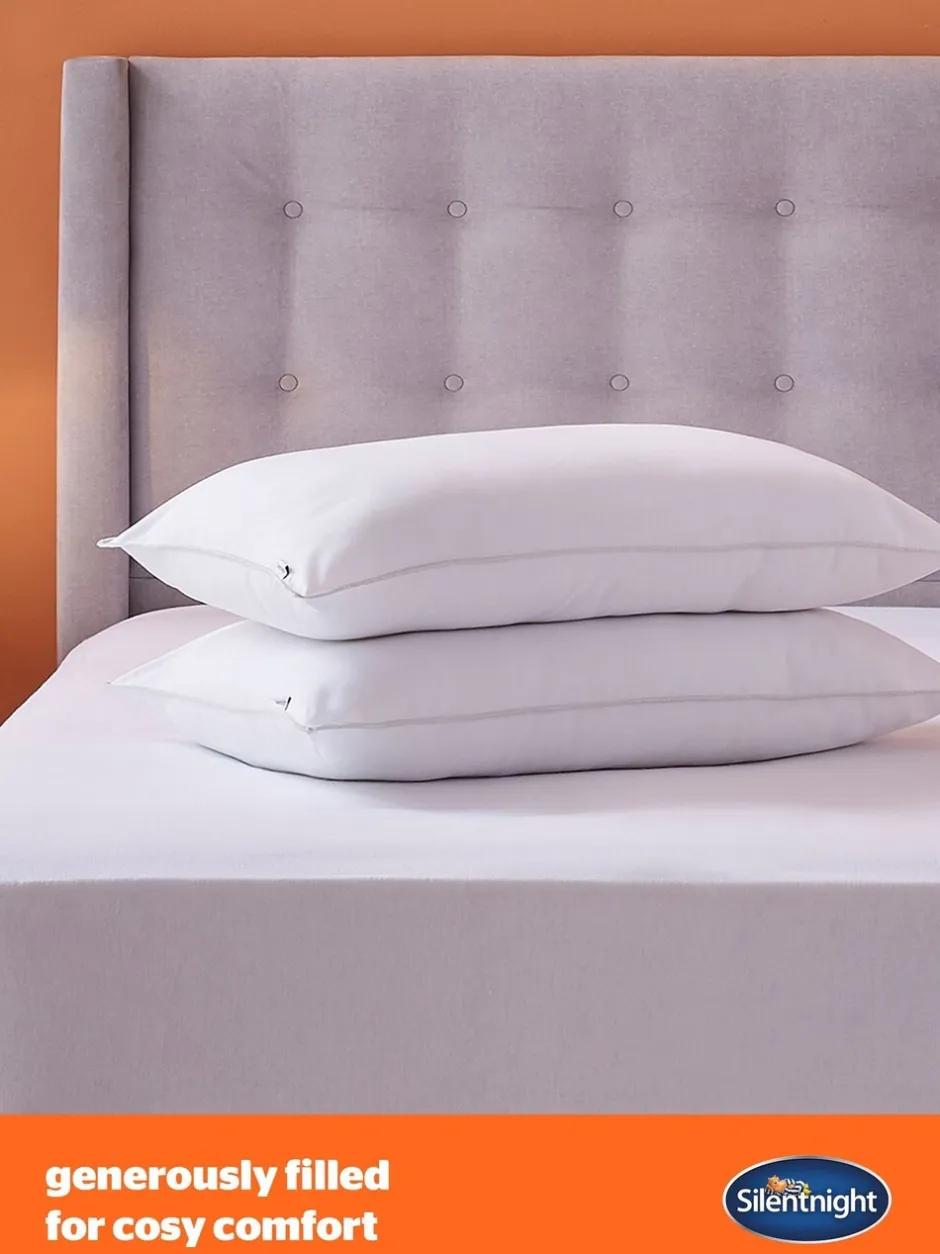 Dekbedden En Kussens|Silentnight 2 Pack Medium Warme En Behaaglijke Kussens