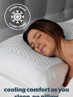 Dekbedden En Kussens|Silentnight Medium Wellbeing koel aanvoelend kussen